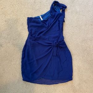 Lucy in the Sky one shoulder dress